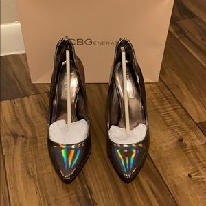 BCBGeneration hologram heels